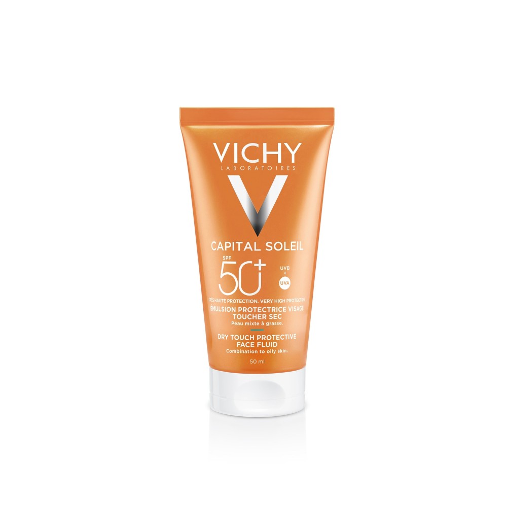 Vichy Capital Soleil Émulsion Protectrice Visage Toucher Sec SPF 50