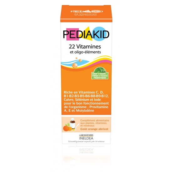 Pediakid 22 Vitamines & Oligo-Eléments 125 ml Pediakid 22 Vitamines & Oligo-Eléments 125 ml