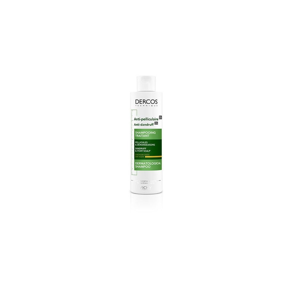 VICHY DERCOS Anti-Pelliculaire DS (Cheveux Secs) – 200 ml
