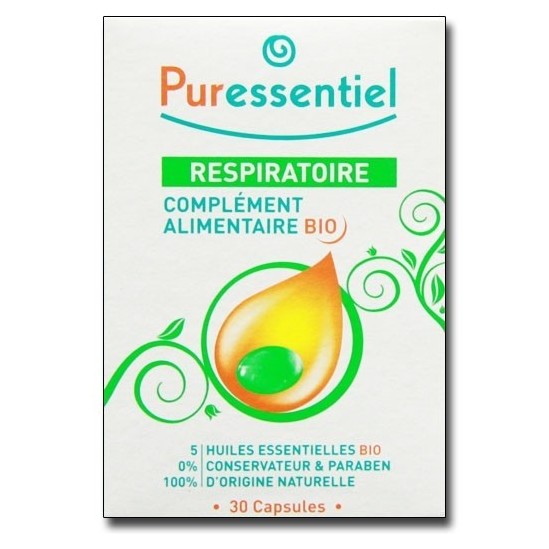 Puressentiel Respiratoire Complément Alimentaire Bio 30 capsules Puressentiel Respiratoire Complément Alimentaire Bio 30 capsules