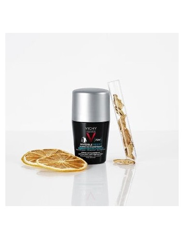 Vichy Homme Détranspirant Invisible Protect 72H Roll-On 50 ml
