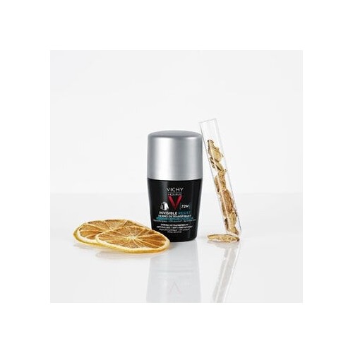 Vichy Homme Détranspirant Invisible Protect 72H Roll-On 50 ml