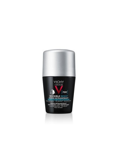 Vichy Homme Détranspirant Invisible Protect 72H Roll-On 50 ml