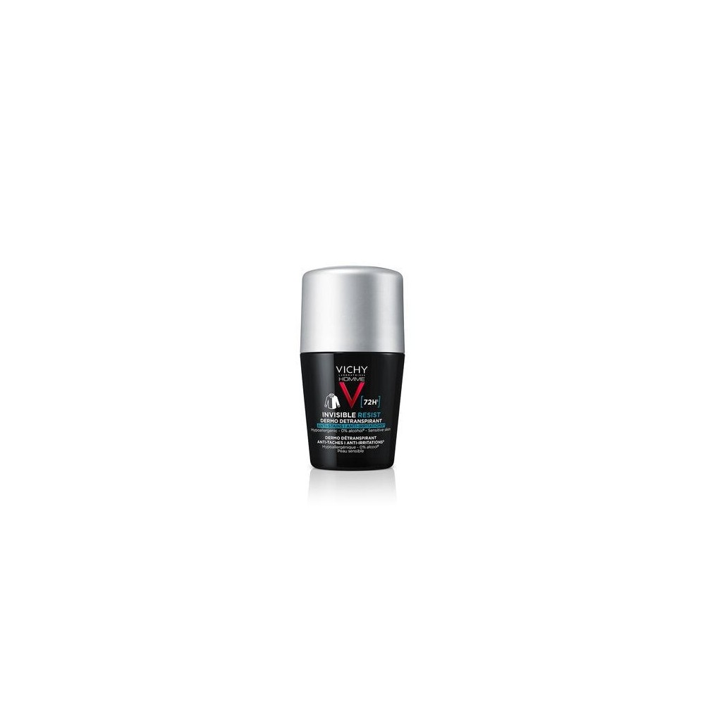Vichy Homme Détranspirant Invisible Protect 72H Roll-On 50 ml