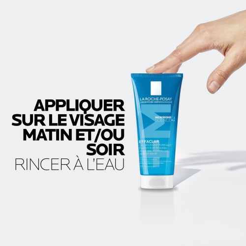 La Roche-Posay Effaclar Gel Moussant Purifiant Peaux Grasses Sensibles 200 ml