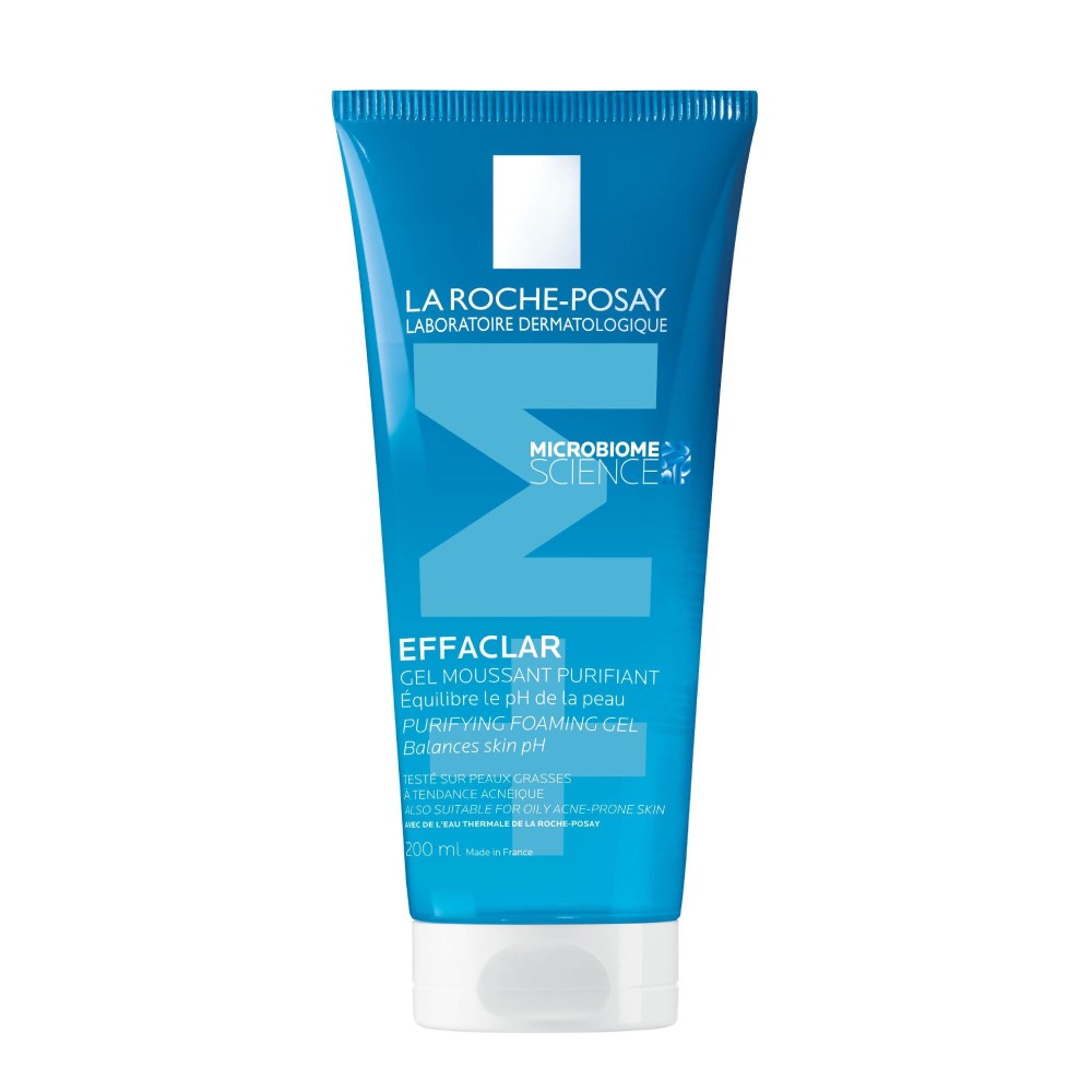 La Roche-Posay Effaclar Gel Moussant Purifiant Peaux Grasses Sensibles 200 ml