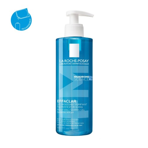 La Roche-Posay Effaclar Gel Moussant Purifiant Peaux Grasses Sensibles 400 ml