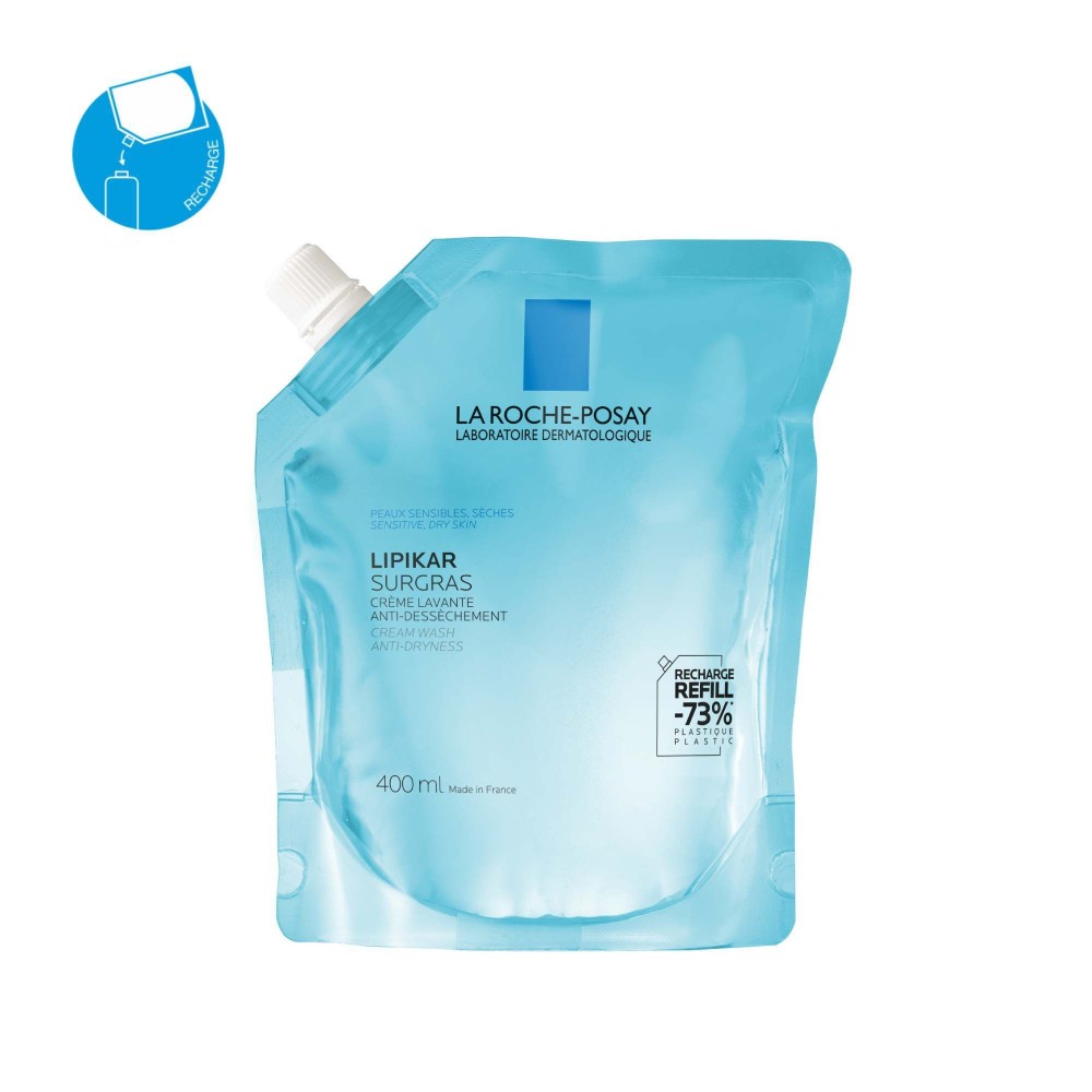 La Roche-Posay Lipikar Surgras Liquide Éco-Recharge 400 ml