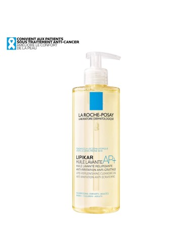 La Roche-Posay Lipikar Huile Lavante AP+ Relipidante Anti-Grattage 400 ml