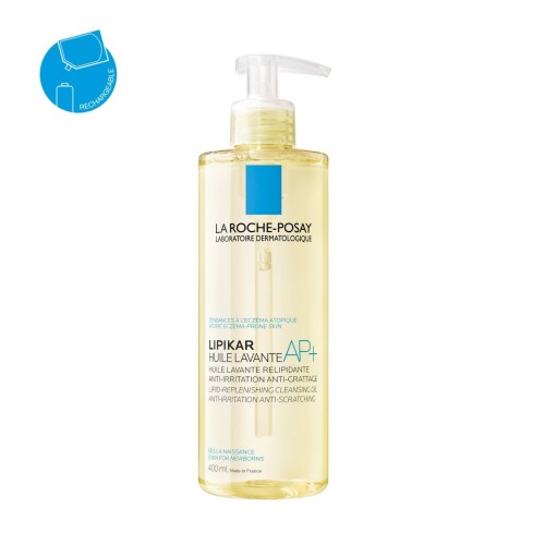 La Roche-Posay Lipikar Huile Lavante AP+ Relipidante Anti-Grattage 400 ml