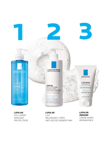 La Roche-Posay Lipikar Gel Lavant – Flacon Pompe 400 ml