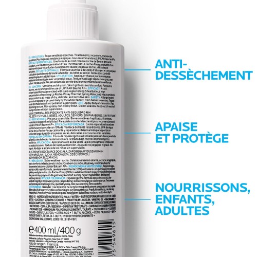 La Roche-Posay Lipikar Lait Relipidant Corporel – 400 ml