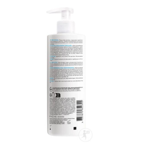 La Roche-Posay Lipikar Lait Urée 10% – Flacon Pompe 400 ml