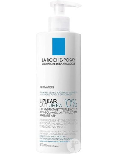La Roche-Posay Lipikar Lait Urée 10% – Flacon Pompe 400 ml