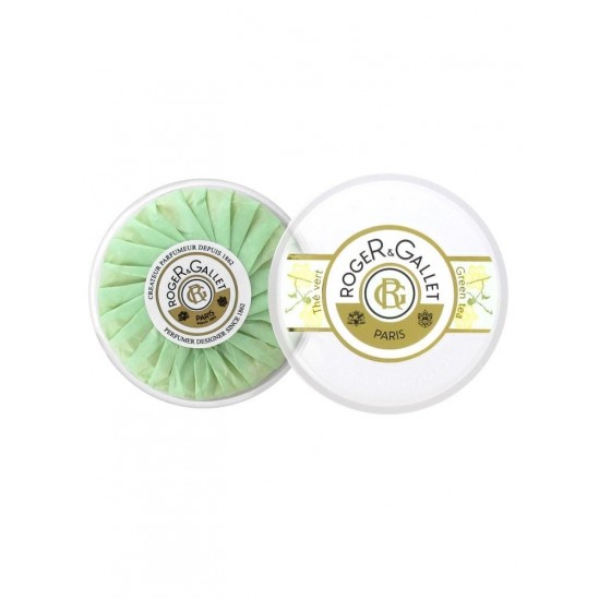 Roger & Gallet Savon Parfumé Boîte Voyage Thé Vert 100g Roger & Gallet Savon Parfumé Boîte Voyage Thé Vert 100g