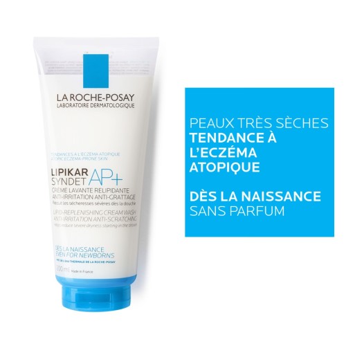 La Roche-Posay Lipikar Syndet AP+ – Tube 200 ml