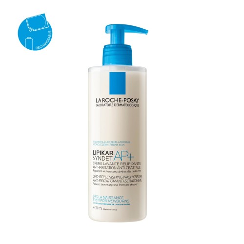 La Roche-Posay Lipikar Syndet AP+ – Flacon Pompe 400 ml