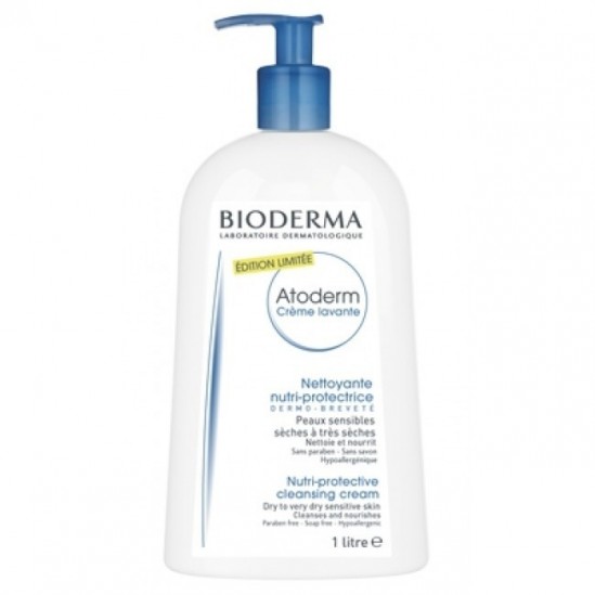 Bioderma atoderm crème lavante 1 L Bioderma atoderm crème lavante 1 L