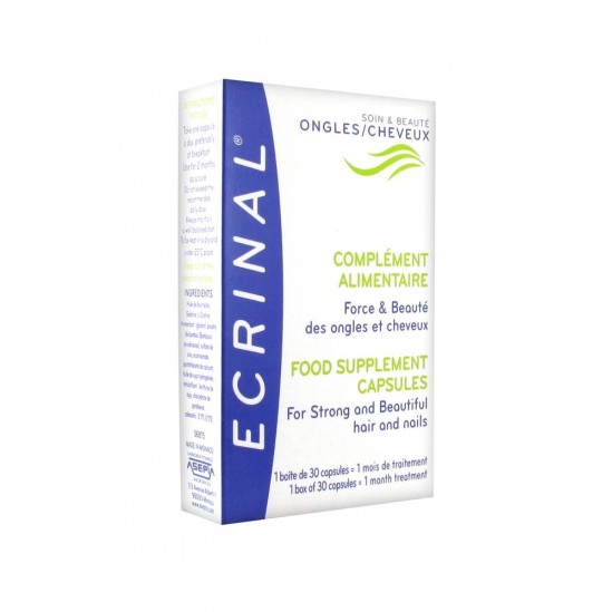Ecrinal Complément Alimentaire Force & Beauté Ongles et Cheveux 30 Capsules Ecrinal Complément Alimentaire Force & Beauté Ongles et Cheveux 30 Capsules