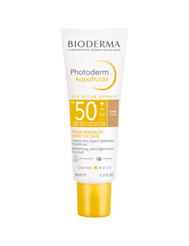 Bioderma Photoderm Aquafluide SPF50+ Dorée Très Haute Protection Matifiante 40 ml
