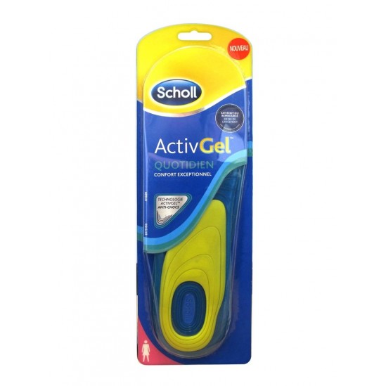 Scholl Semelles ActivGel Quotidien 38-42 1 Paire Scholl Semelles ActivGel Quotidien 38-42 1 Paire