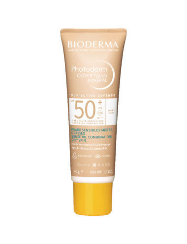 Bioderma Photoderm Cover Touch SPF50+ Claire Très Haute Protection Couvrante 40 g