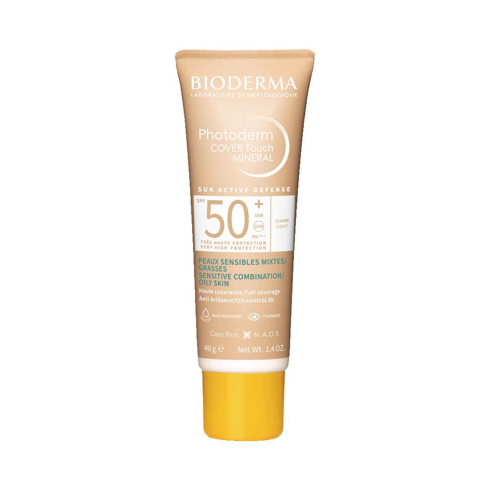 Bioderma Photoderm Cover Touch SPF50+ Claire Très Haute Protection Couvrante 40 g