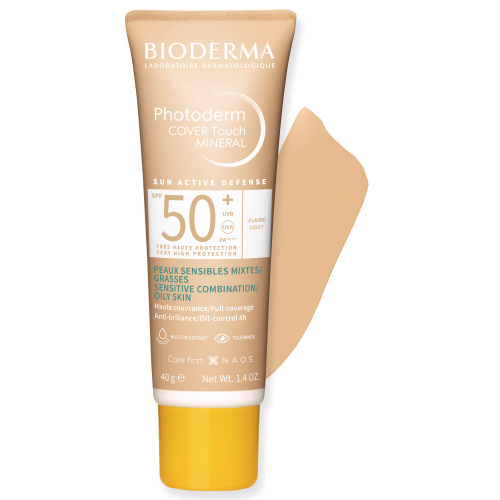 Bioderma Photoderm Cover Touch SPF50+ Claire Très Haute Protection Couvrante 40 g