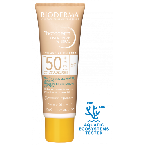 Bioderma Photoderm Cover Touch SPF50+ Claire Très Haute Protection Couvrante 40 g