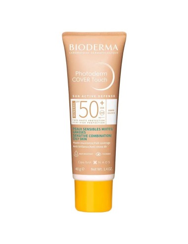 Bioderma Photoderm Cover Touch SPF50+ Dorée Très Haute Protection Couvrante 40 g