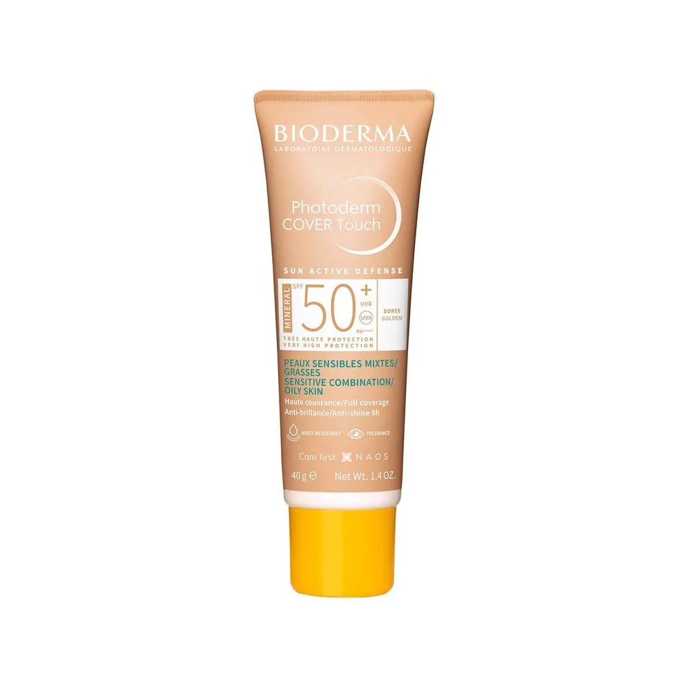 Bioderma Photoderm Cover Touch SPF50+ Dorée Très Haute Protection Couvrante 40 g