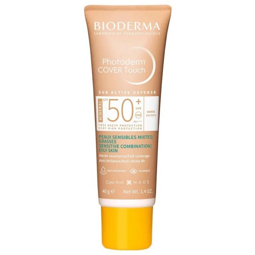 Bioderma Photoderm Cover Touch SPF50+ Dorée Très Haute Protection Couvrante 40 g