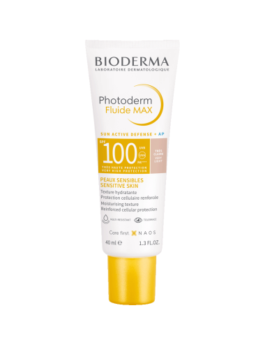 Bioderma Photoderm Fluide Max SPF100 Très Claire Protection Extrême 40 ml
