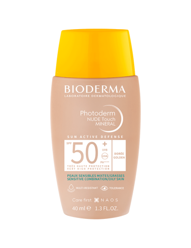 Bioderma Photoderm Nude Touch SPF50+ Dorée Perfecteur Matifiant 40 ml