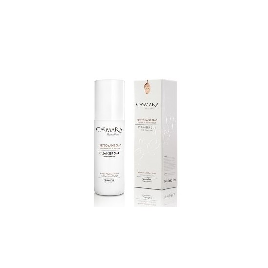 Casmara nettoyant démaquillant 3 en 1 green tea 150ml Casmara nettoyant démaquillant 3 en 1 green tea 150ml