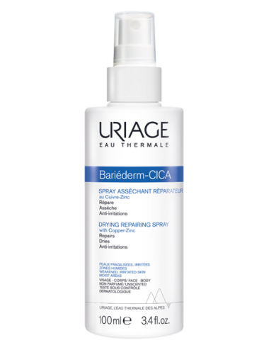 Uriage Bariéderm Cica-Spray Asséchant Réparateur 100 ml