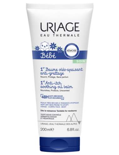 Uriage Bébé 1er Baume Oléo-Apaisant Anti-Grattage 200 ml