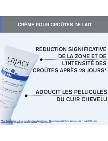 Uriage Bébé 1er Soin Croûtes de Lait 40 ml