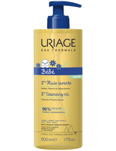 Uriage Bébé 1ère Huile Lavante 500 ml