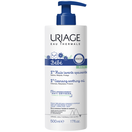 Uriage Bébé 1ère Huile Lavante Apaisante 500 ml