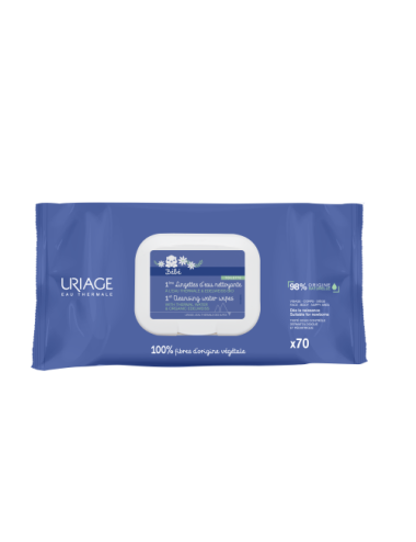 Uriage Bébé 1ères Lingettes Dermo-Nettoyantes 70 unités