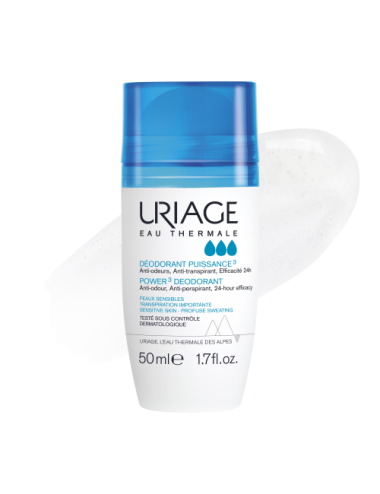 Uriage Déodorant Puissance 3 Roll-On 50 ml