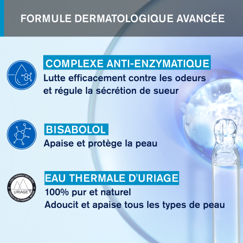 Uriage Déodorant Puissance 3 Roll-On 50 ml