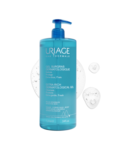 Uriage Gel Surgras Dermatologique Flacon Pompe 1 Litre