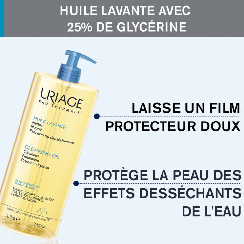 Uriage Huile Lavante Flacon Pompe 1 Litre