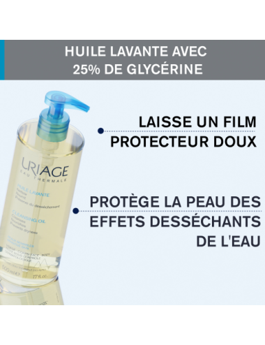Uriage Huile Lavante Flacon Pompe 500 ml