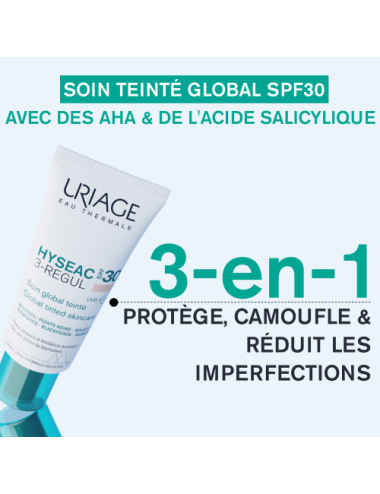 Uriage Hyséac 3-REGUL Soin Global Teinté SPF30 40 ml