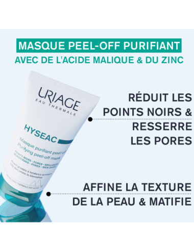 Uriage Hyséac Masque Peel-Off Doux 50 ml