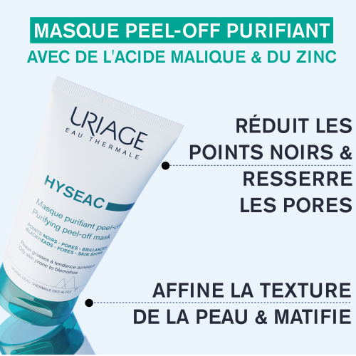 Uriage Hyséac Masque Peel-Off Doux 50 ml