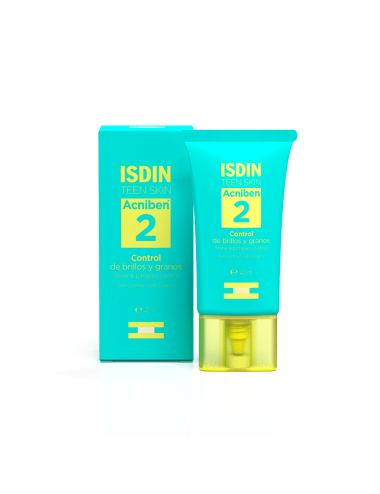 ISDIN Acniben 2 Gel Crème Contrôle Brillance et Boutons – 40 ml